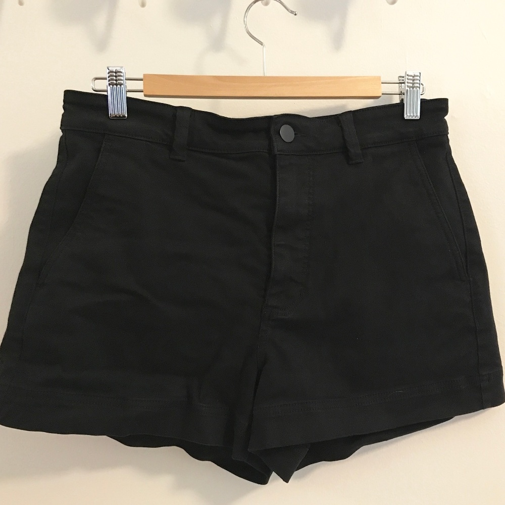 The Cotton Twill Short - Black